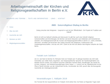 Tablet Screenshot of akr-berlin.de